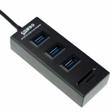 Концентратор USB (HUB) + картридер Орбита HB-114 на 3 гнезда